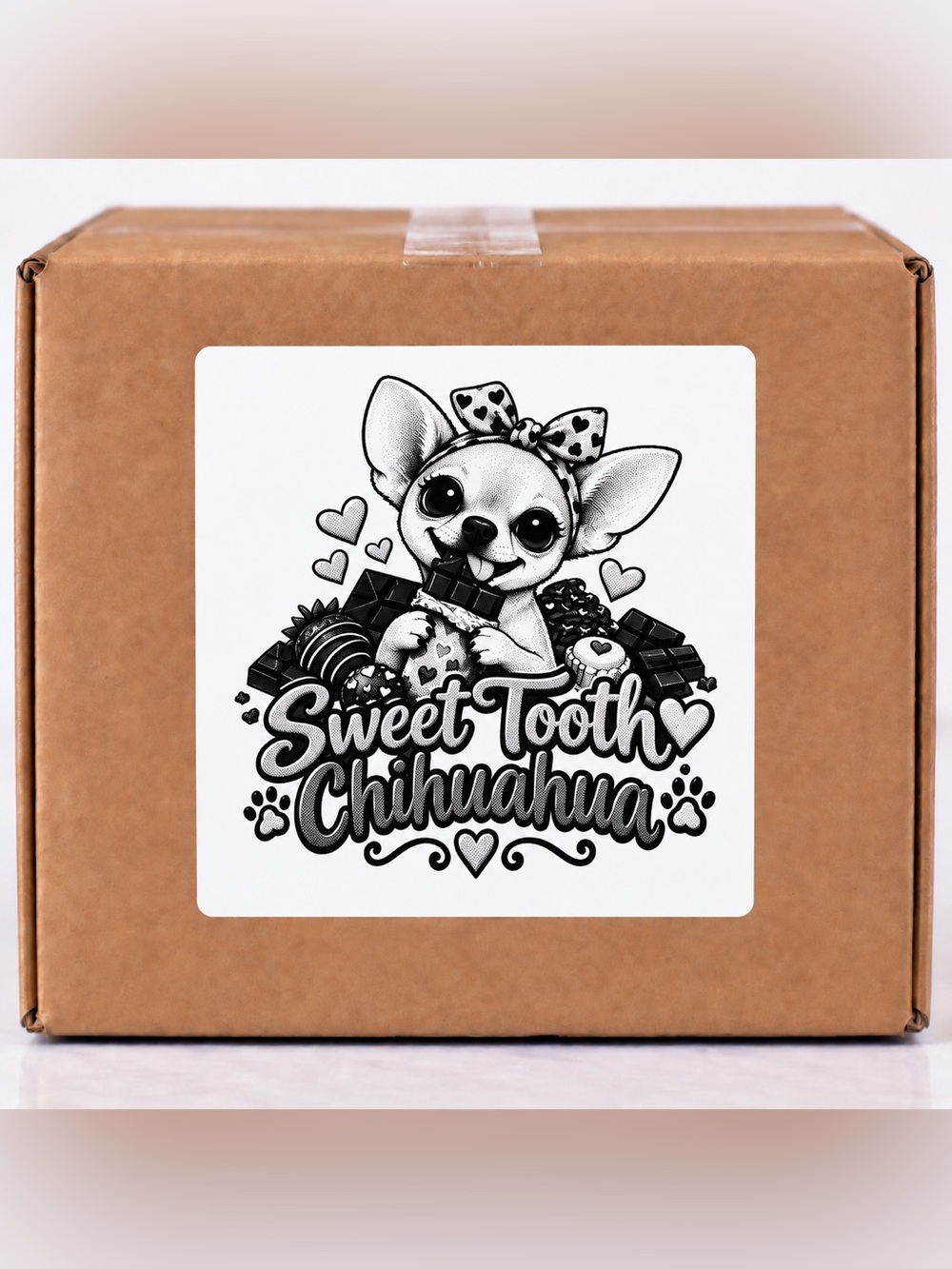 Cute Chihuahua
Stickers 3”x3”-100ct.